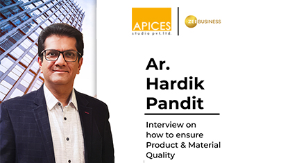 Building Excellence: Hardik Pandit on MahaRERA, Quality Assurance, & APICES Studio’s Vision | Zee