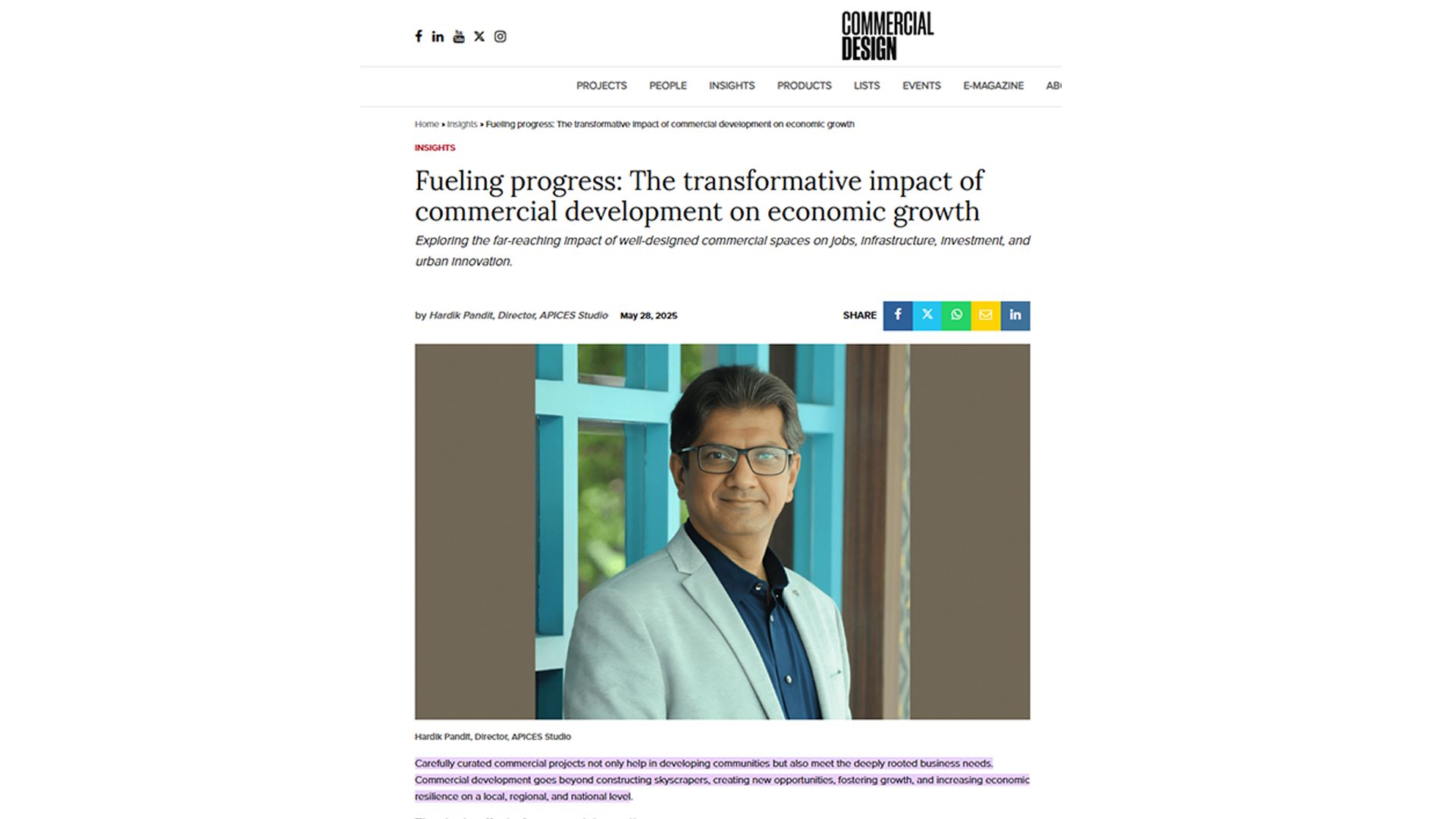 Fueling progress: The transformative impact of commercial development on economic growth