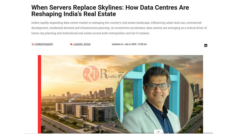 Hardik Pandit on India’s Data Centre Boom and the Future of Urban Growth